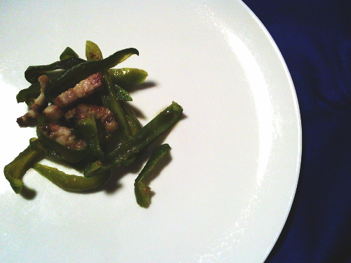 432.ピーマンベーコンの七味炒り煮