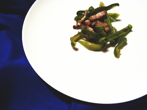 432.ピーマンベーコンの七味炒り煮