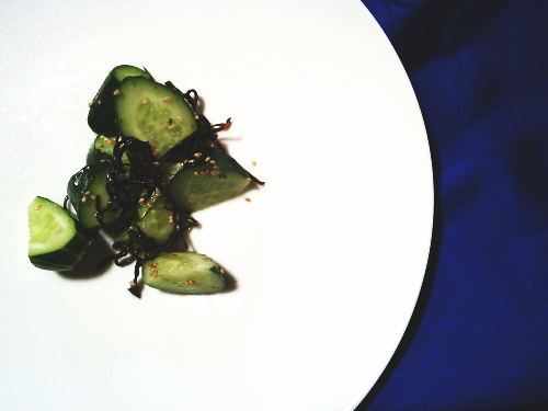 449.きゅうりの塩昆布和え