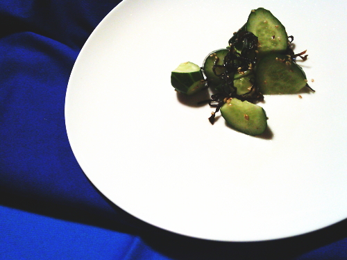 449.きゅうりの塩昆布和え