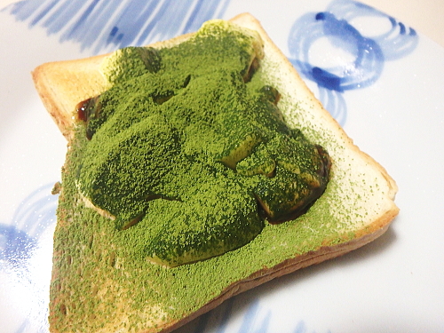 抹茶薫るプリントースト