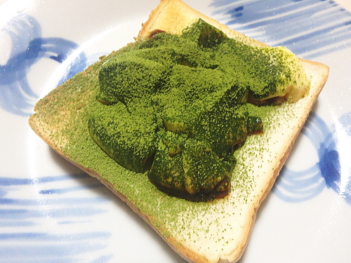 抹茶薫るプリントースト