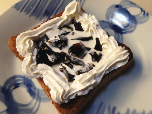 オレオ・リッチトースト。ブルーベリー編