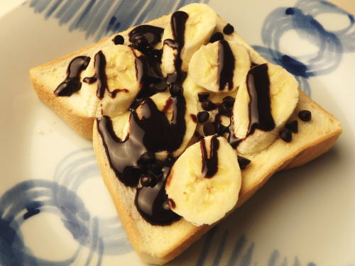 383�Ƃ낯��`�[�Y�ƃt���b�V���o�i�i�g�[�X�g�B�`���R�s����.