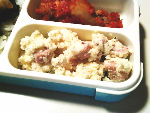 74.魚肉ソーセージとおからのポテサラ(No.1668)