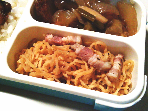 82.ベーコンと切り干し大根のにんにく炒め(No.1686)