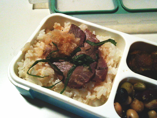 83.ローストビーフの餃子のタレ丼(No.1689)