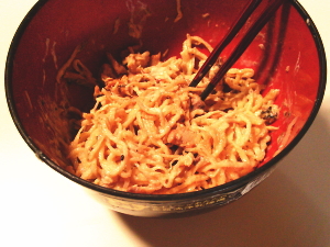 1695.鶏むね肉の天ぷらと肉だんご弁当