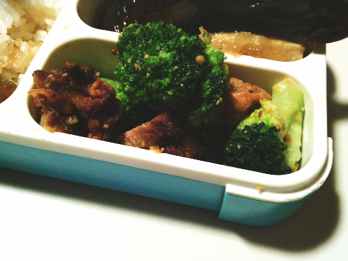 1698.ナスと白身魚の揚げびたし弁当