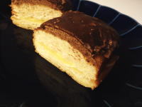 46.ローソン ザクザクチョコドーナツ カスタード