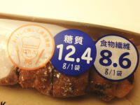 55.もち麦の切れてるフランスパン~チョコチップ入り~