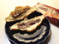 85.フジパン クロワッサンサンド 生チョコクリーム