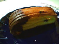 205.ローソン バター香るパンスイス チョコ&カスタード