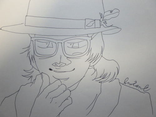 1.一番難しい下描きなしの一発画