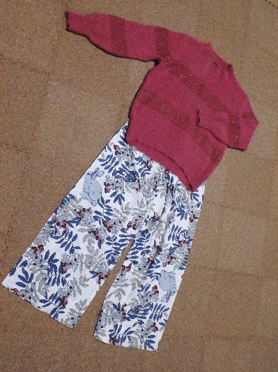 399円花柄パンツ2