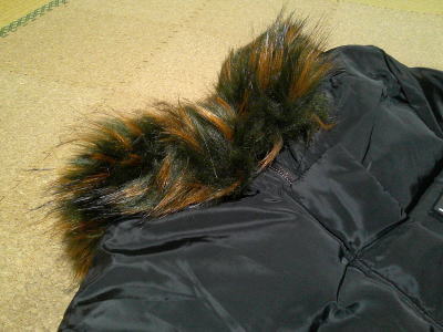 ４１）1,375円リバーシブル・ダウンコート