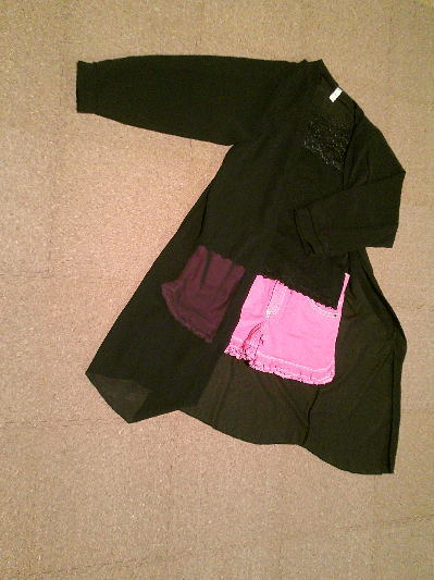 45)498円裾フリルショートパンツ・ピンク