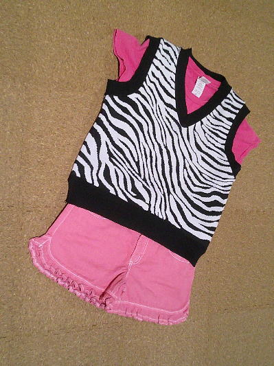 46)417円ゼブラ柄ニットベスト4