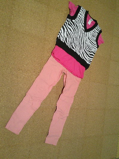 46)417円ゼブラ柄ニットベスト4