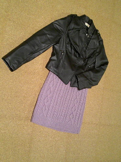 ４７）230円レザージャケット黒