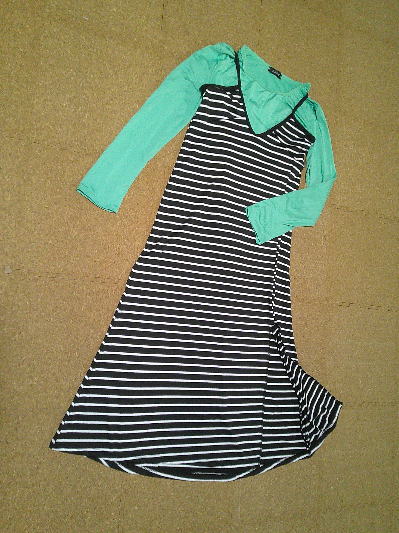 49)280円キャミワンピース・ボーダー