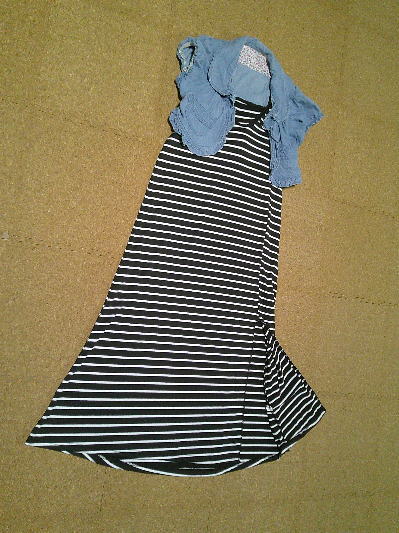 49)280円キャミワンピース・ボーダー