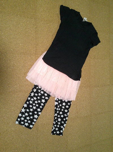 50)500円チュールのミニスカート