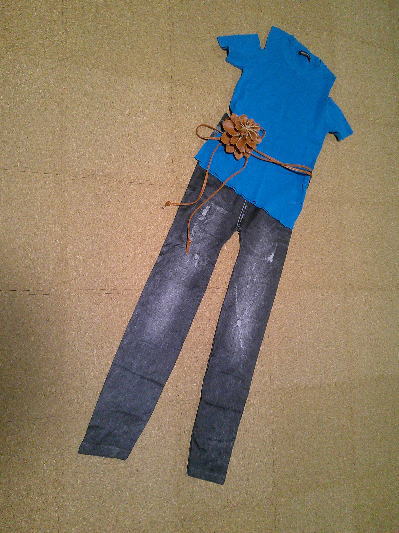 52)556円クラッシュデニムレギンス