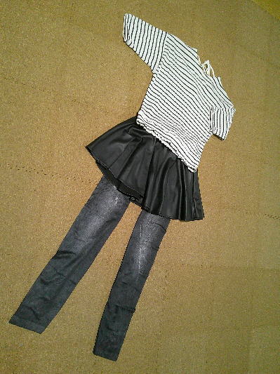 52)556円クラッシュデニムレギンス