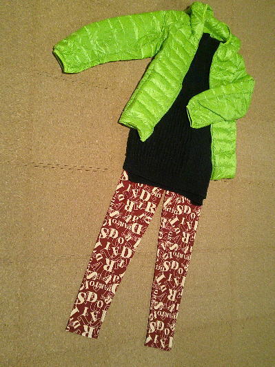 55)1000円カラフルダウンジャケット