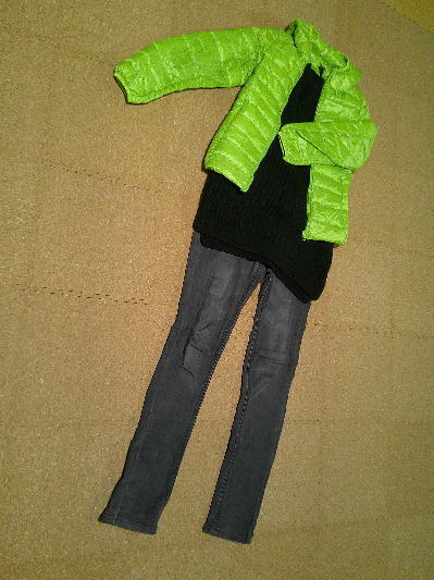 55)1000円カラフルダウンジャケット