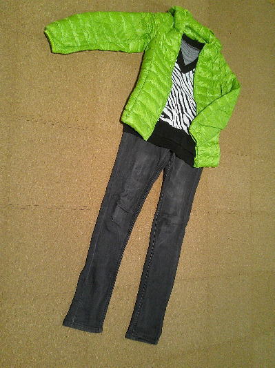 55)1000円カラフルダウンジャケット