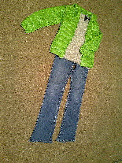 55)1000円カラフルダウンジャケット