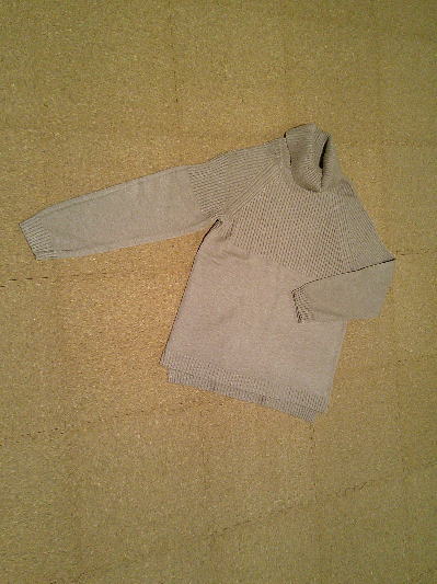 56)340円タートルネックセーター茶