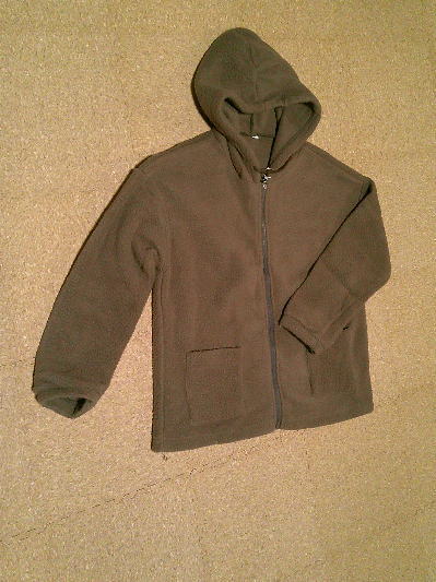 ６０）970円フリースジャケット茶