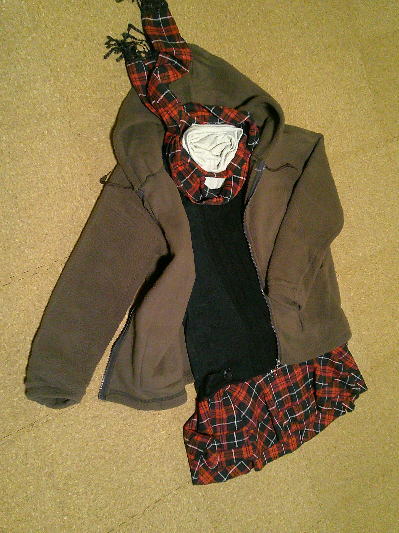 ６０）970円フリースジャケット茶