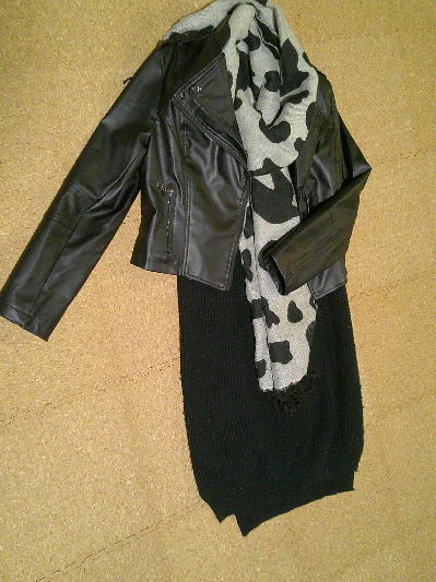 62)230円ライダースジャケット黒