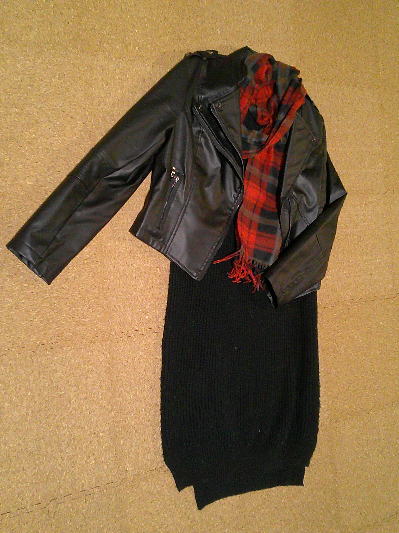 62)230円ライダースジャケット黒