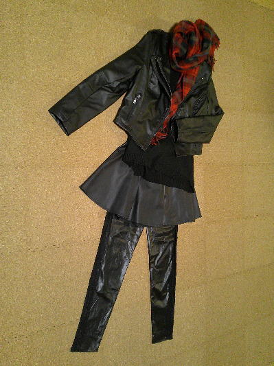 62)230円ライダースジャケット黒