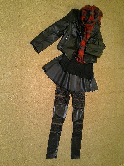 62)230円ライダースジャケット黒