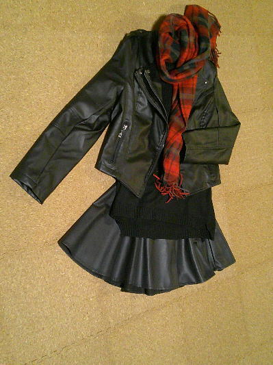 62)230円ライダースジャケット黒