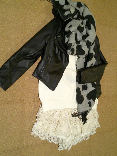 62)230円ライダースジャケット黒