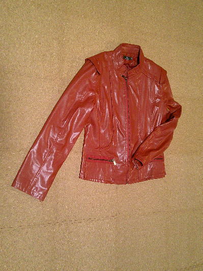 65)1,677円深紅のレザージャケット3