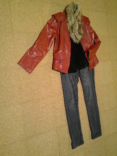 65)1,677円深紅のレザージャケット3