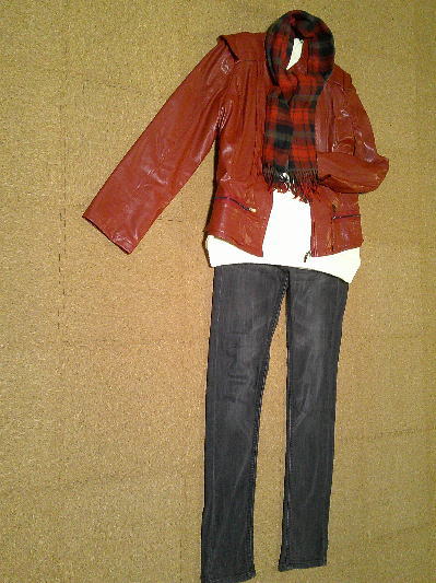 65)1,677円深紅のレザージャケット3