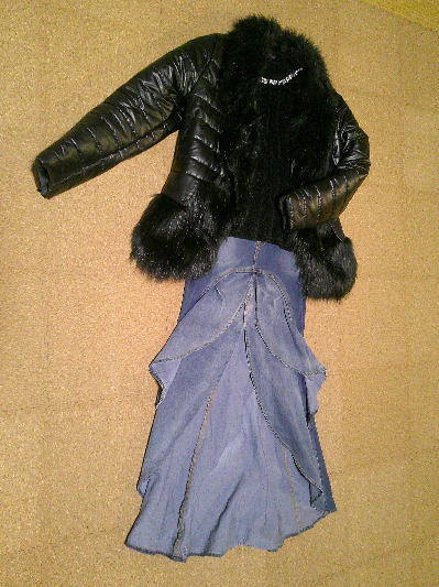 69)2,384円ファーレザージャケット