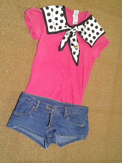 ７１）493円水玉のつけ襟