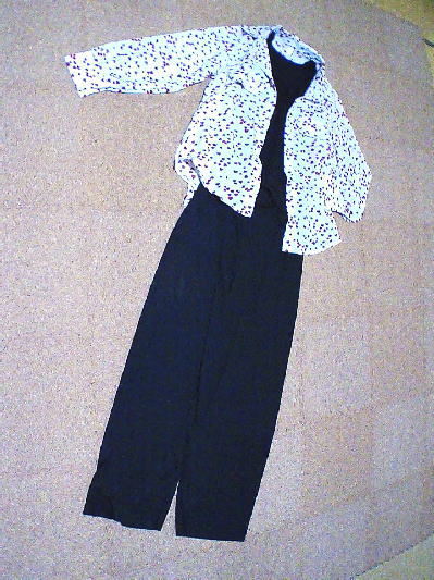 ７８）600円ハートのドットブラウス３