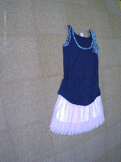 81)500円チュールのミニスカート