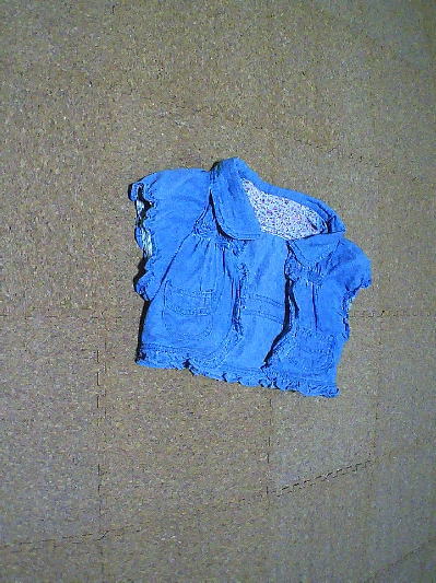 ８５）100円デニムのミニボレロ